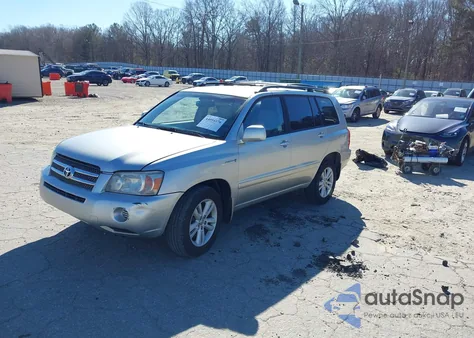 2007 Toyota Highlander Hybrid V6 z USA, uszkodzony, nr VIN JTEGW21AX70019242